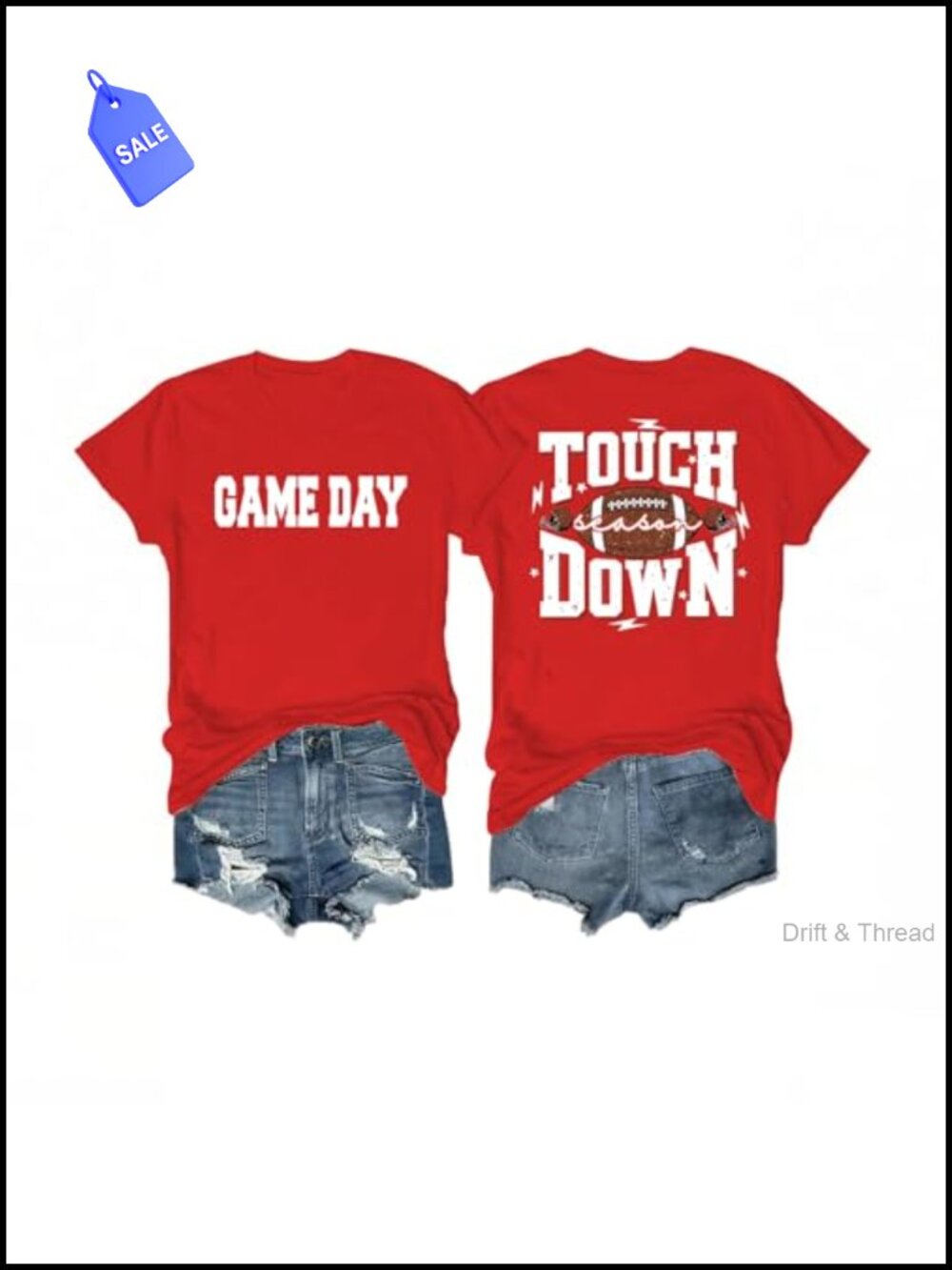 Football Game Day Shirt Sunday Funday Short Sleeve Tee